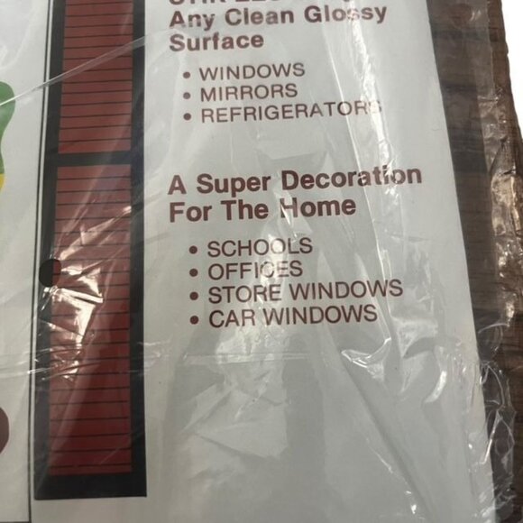 Vintage Stik-ees Reusable Cornucopia Thanksgiving Decorations - Picture 5 of 5